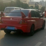 三菱带尾翼的车叫什么,Lancer EX与Lancer Evo的动感风采